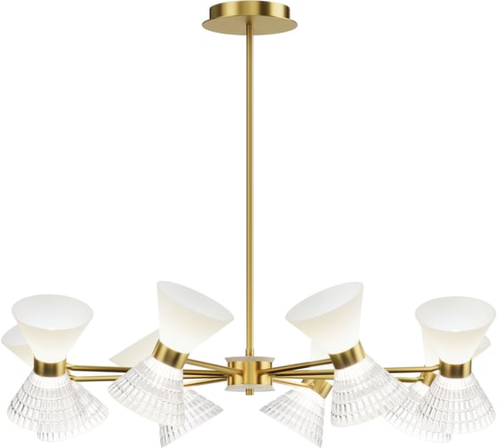 Светильник подвесной ST LUCE латунь/прозрачный, белый, латунь G9 LED 16*5W SL2004.303.16 1