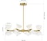 Светильник подвесной ST-Luce латунь/прозрачный, белый, латунь G9 LED 1х5W ST luce SL2004.303.16 2