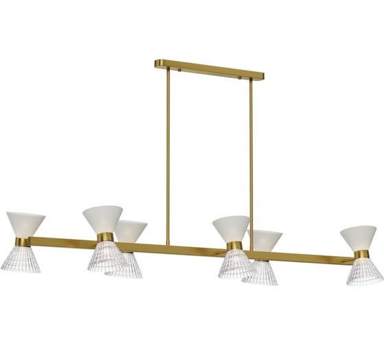 Светильник подвесной ST LUCE латунь/прозрачный, белый, латунь G9 LED 12*5W SL2004.313.12 1