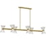 Светильник подвесной ST-Luce латунь/прозрачный, белый, латунь G9 LED 1х5W ST luce SL2004.313.12 1