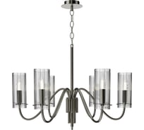 Светильник подвесной ST LUCE никиль/прозрачный E14 6*40W SL2005.103.06