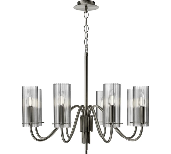 Светильник подвесной ST LUCE никиль/прозрачный E14 8*40W SL2005.103.08 1