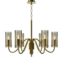 Светильник подвесной ST LUCE латунь/коньячный E14 6*40W SL2005.303.06