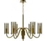Светильник подвесной ST-Luce латунь/коньячный E1х40W ST luce SL2005.303.06 2