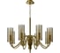 Светильник подвесной ST-Luce латунь/коньячный E1х40W ST luce SL2005.303.08 4