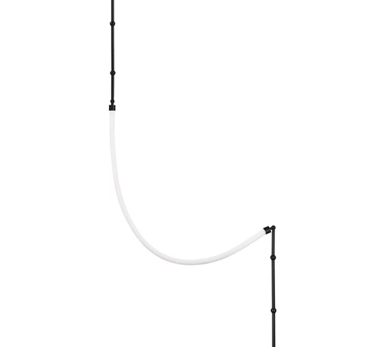 Светильник настенно-потолочный ST LUCE черный/белый LED 1*20W 3000K SL6132.401.20 1