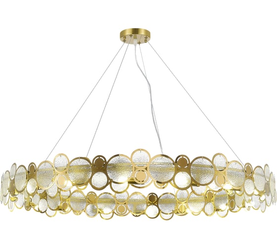 Светильник подвесной ST LUCE латунь/прозрачный G9 16*5W 4000K SL6133.303.16 1