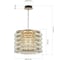 Светильник подвесной ST-Luce медь/прозрачный E1х40W ST luce SL6137.203.08 6