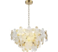 Светильник подвесной ST LUCE золотистый/прозрачный, янтарный E14 12*60W SL6240.203.12