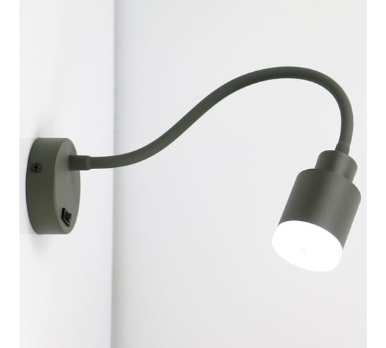 Бра на гибком основании General Lighting Systems Сказка GWL-GU10-M-IP20 графит 661940 1