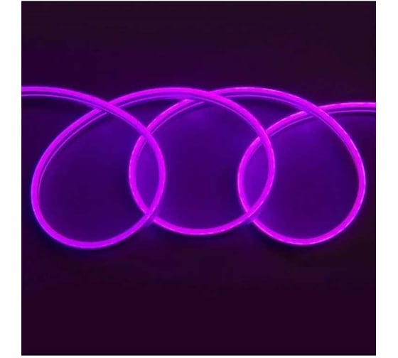 Гибкая светодиодная лента (неон) General Lighting Systems GLS-2835-120-9.6-12-NL-IP67-P, 9,6Вт/м, 12В, IP67, 120 диодов/м, фиолетовый 503111 1