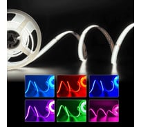 Светодиодная лента Geniled 5м 24В 18Вт/м COB RGBW подсветка 784 led/m IP33 12мм 03631