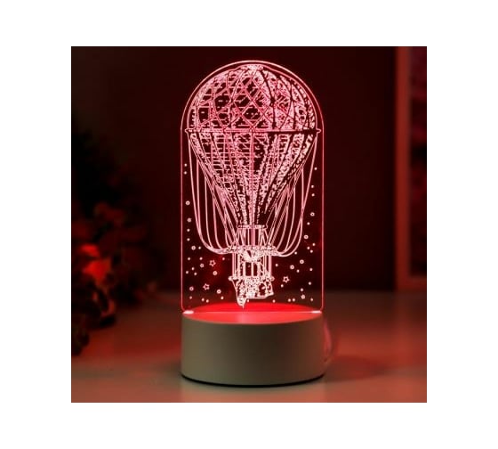 Светильник "Воздушный шар" RISALUX LED RGB от сети 9,5х9,5х21 см 5074777