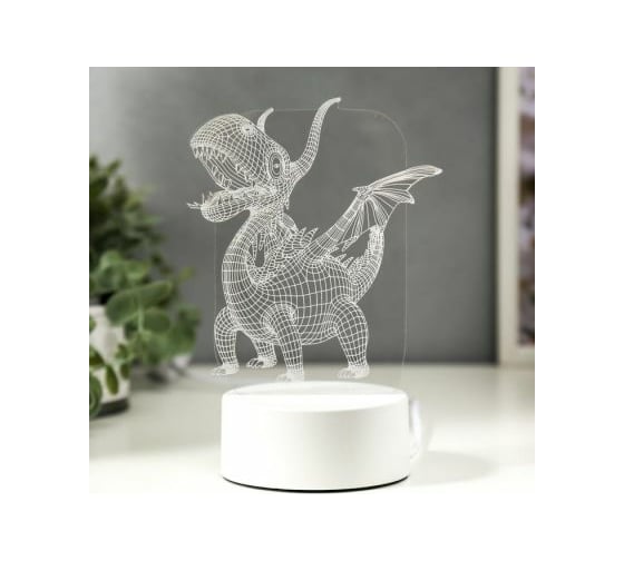 Светильник "Дракон" RISALUX LED RGB от сети 4814586 1