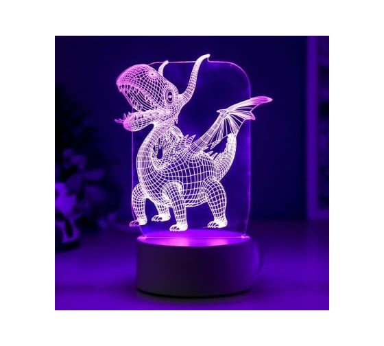 Светильник "Дракон" RISALUX LED RGB от сети 4814586