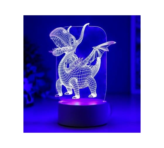 Светильник "Дракон" RISALUX LED RGB от сети 4814586