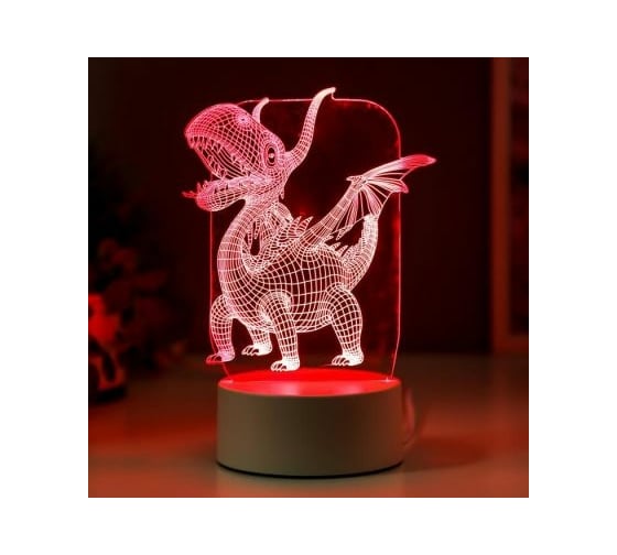Светильник "Дракон" RISALUX LED RGB от сети 4814586