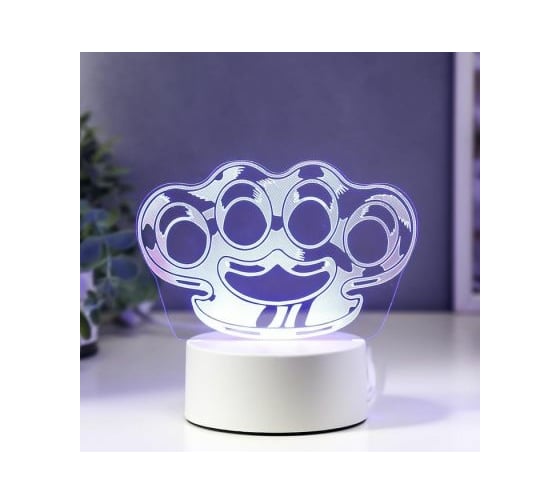 Светильник "Кастет" RISALUX LED RGB от сети 9,5х15х14 см 5074800 1