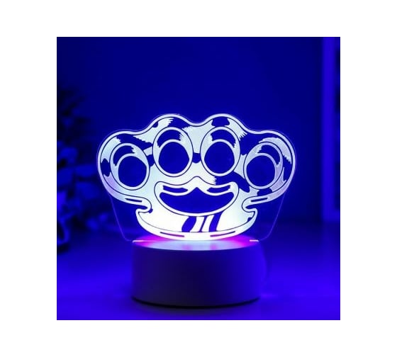 Светильник "Кастет" RISALUX LED RGB от сети 9,5х15х14 см 5074800