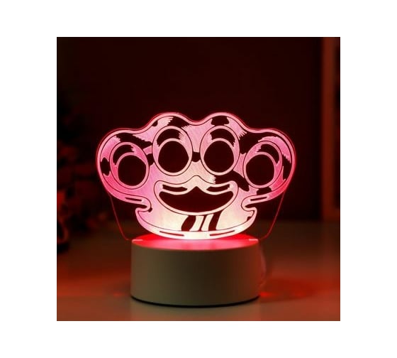 Светильник "Кастет" RISALUX LED RGB от сети 9,5х15х14 см 5074800