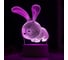 Светильник "Кролик" RISALUX LED RGB от сети 9,5х14х19 см 3590501 3