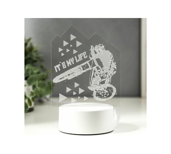 Светильник "Мото" RISALUX LED RGB от сети 9,5х12х18,5 см 5074802 1