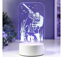 Светильник "Охотник" RISALUX LED RGB от сети 9,5х10х19,5 см 5074789