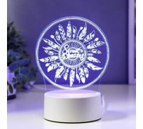 Светильник "Перья" RISALUX LED RGB от сети 9,5х12х17 см 5074811