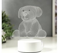 Светильник "Плюшевая собачка" RISALUX LED RGB от сети 4814575