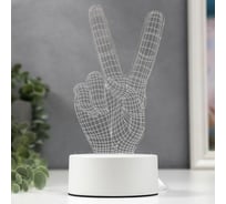 Светильник "Победа" RISALUX LED RGB от сети 9,5х10х19 см 4297017
