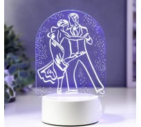 Светильник "Танго" RISALUX LED RGB от сети 9,5х11,5х18,5 см 5074781