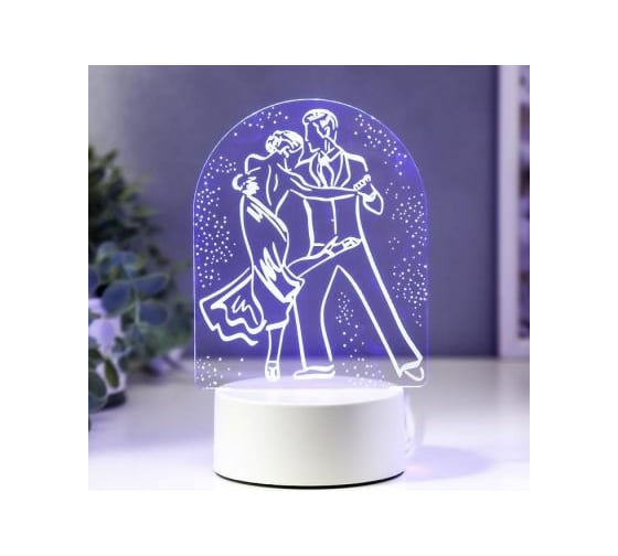 Светильник "Танго" RISALUX LED RGB от сети 9,5х11,5х18,5 см 5074781