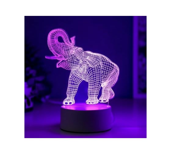 Светильник "Слон" RISALUX LED RGB от сети 4814593