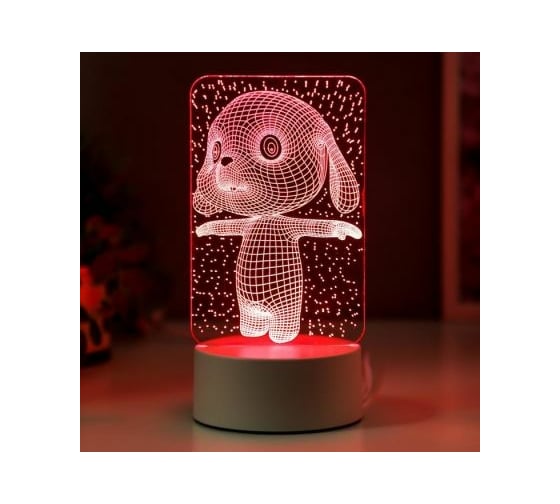 Светильник "Щенок" RISALUX LED RGB от сети 4814591