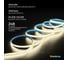 Светодиодная лента Baulamp COB 10м 24В 10Вт/м 320 led/m теплая подсветка 8мм 53037 3