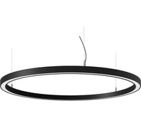 Светильник кольцо светодиодное ВСЕСВЕТОДИОДЫ Ring 100Вт, D1200 мм*35, 4000К, черный, подвесной, IP 40, vs-ds-Ring-D1200x35-70w-4k-b-p
