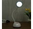 Настольная лампа RISALUX сенсорная 23777/1 LED 8Вт USB АКБ белый-сиреневый 13х13х37 см 4734800 2