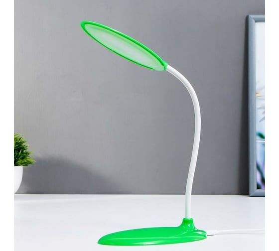 Настольная лампа RISALUX 16479/1GR 12хLED 2Вт USB зеленый 5500513