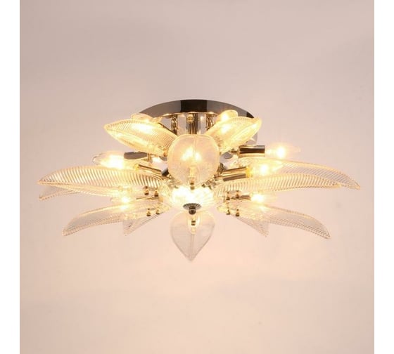 Люстра BayerLux 86301/12 E14 40Вт+LED 9Вт хром 65х68х17 см 5109339