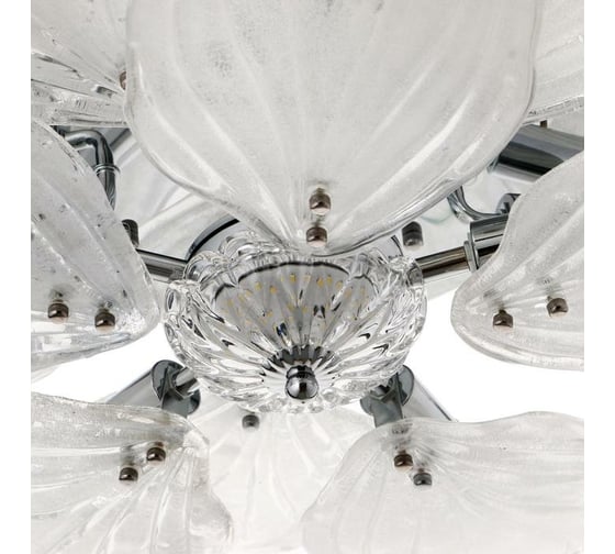 Люстра BayerLux 86303/10 E14 40Вт+LED 9Вт хром 65х65х20 см 5109341