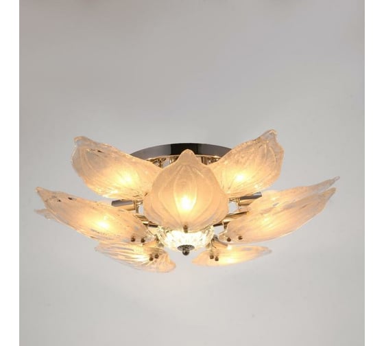 Люстра BayerLux 86303/10 E14 40Вт+LED 9Вт хром 65х65х20 см 5109341