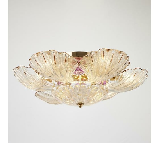 Люстра BayerLux 86305/6 E14 40Вт+LED 24Вт золото 60х60х16,5 см 5109343