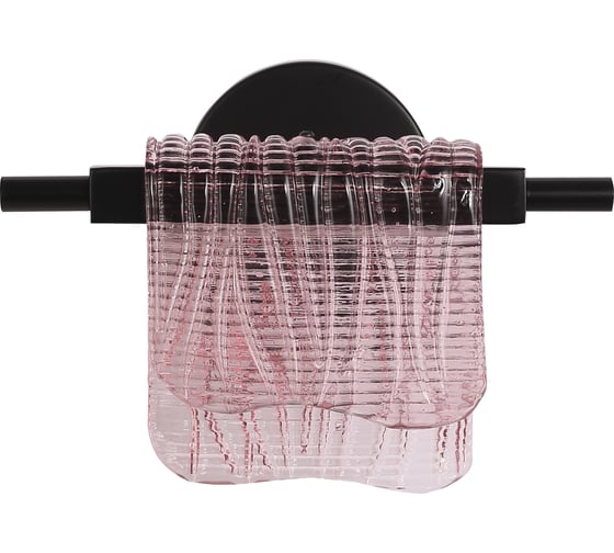 Светильник настенный ST LUCE черный/розовый LED 1*6W 3000K SL6021.401.06 1