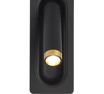 Светильник настенный ST LUCE черный/черный,латунь LED 1*3W 4000K SL6238.401.01
