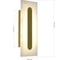 Светильник настенный ST-Luce ST luce золотистый/белый LED 1х3000K / 4000K / 6000K SL61х39.221.01 SL6139.221.01 7