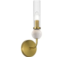 Светильник настенный ST-Luce латунь/прозрачный E1х40W ST luce SL1244.301.01