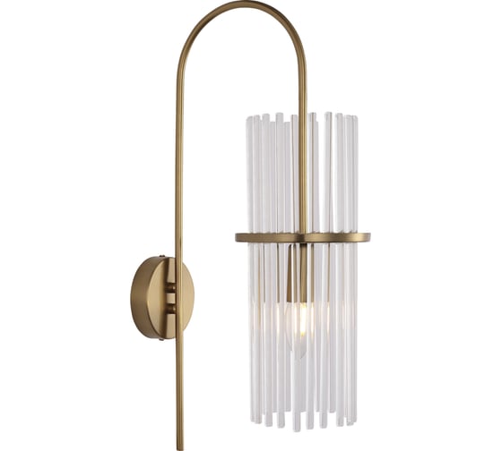 Светильник настенный ST LUCE латунь/прозрачный E14 1*40W SL6145.301.01 1