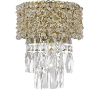 Светильник настенный ST LUCE Латунь/Прозрачный, Янтарный E14 2*60W SL1637.301.02