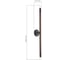Светильник настенный ST-Luce ST luce Черный, Коричневый E14 2х40W SL6226.401.02 6