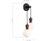 Светильник настенный ST-Luce Черный/Белый G9 2х5W 4000K ST luce SL6226.411.02 5